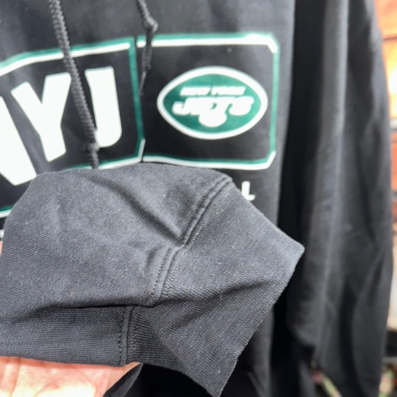 Fanatics Black NYJ Hoodie Sweatshirt - Picture 4 of 8